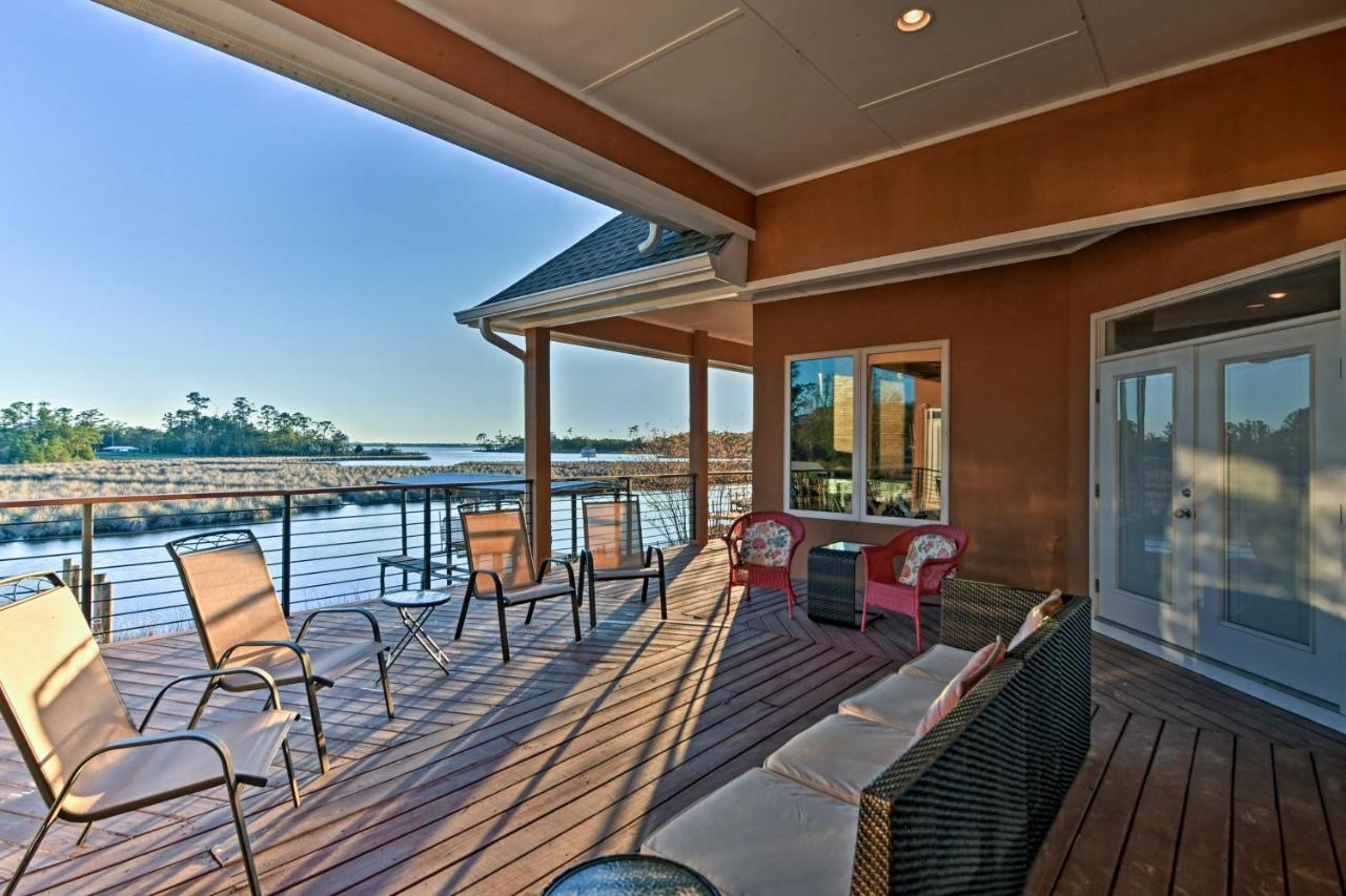 Gorgeous Ocean Springs Waterfront Home With Dock! Eksteriør billede